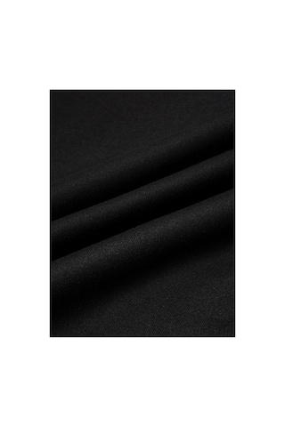 Tarzsokak Minimal Bulls Renkli Oversize Bisiklet Yaka Pamuklu Sweatshirt Siyah