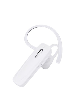 Beyaz Girişli Tek Kulaklı Bluetooth Kulaklık, İş Telefonları İçin