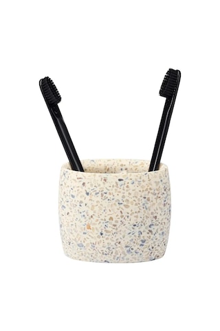 Bergenson Bjorn Bath Mosaic Diş Fırçası Ve Macunu İçin Bardak Standı 444588016 Açık Bej