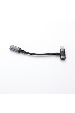Type-c Kulaklık Ve Şarj Dönüştürücü L Tipi Çoğaltıcı Kablo Örgülü 3.5mm Ses Ve Güç Adaptörü Cn03 01