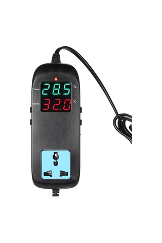Skycity Mh2000 Dijital Led Sıcaklık Kontrol Cihazı -40 C/+120 C, 90-250v 10a, Isıtma/soğutma, Otomatik Kontrol, Seracılık/su Depoları/akvaryum İçin