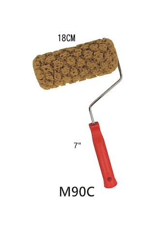 Youtek M90c Renkli İzlekli Sanatsal Boya Fırçası - Üç Renkli Pırlanta Işıklı Deniz Spongesi Rollü, Eşit Uygulama Ve Detaylı Çalışmalar İçin