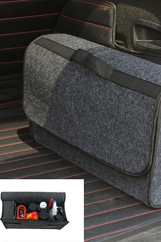 Oto Araba Araç Bagaj Organizer Çantası Eşya Düzenleyici İç Aksesuar Tuning 50x20x15