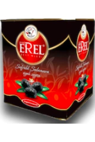 Erel Zeytinleri Tuzsuz Köy Sele Siyah Zeytin 9 KG