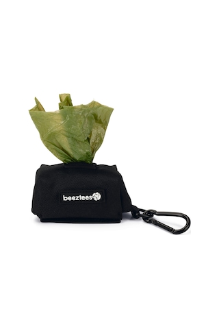 Beeztees Köpek Dışkı Toplama Poşeti Taşıma Çantası, Siyah, 7,5x3,5x4cm