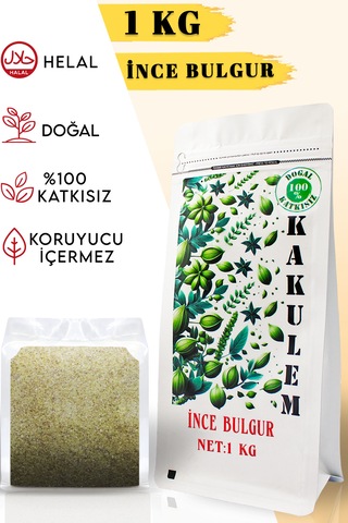 Kakulem Kısırlık İçli Köftelik İnce Bulgur 1 KG