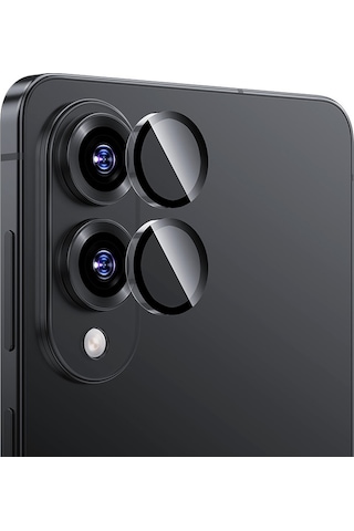 Galaxy Uyumlu S25 Edge Benks Glass Warrior Kolay Uygulama Aparatlı Kamera Lens Koruyucu Şeffaf