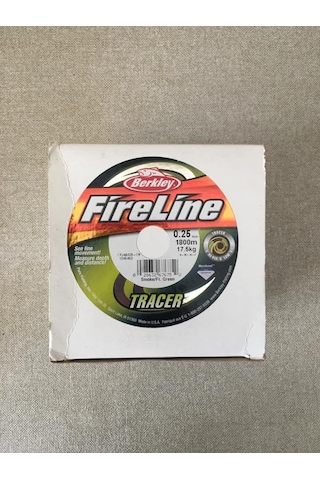 Berkley Fireline Tracer İp Misina 0,25mm 1800 Metre