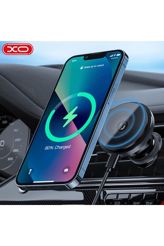 Özel Seri Araç Telefon Tutucu 15w Seyahat Klima Peteği Cihaz