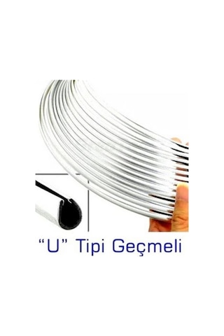 3 Metre Araç İçi Dışı Geçmeli Koruyucu U Tipi Nikelaj