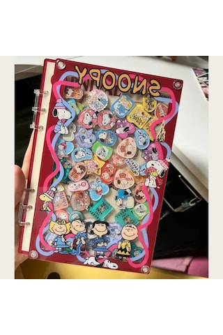 Snoopy Sallamak Akrilik Dizüstü Çıkarılabilir Karikatür Faiz Diy