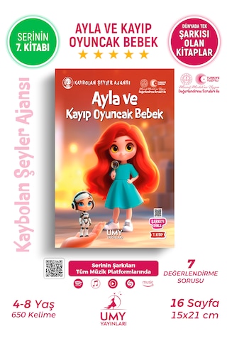 Umy Yayınları Ayla Ve Kayıp Oyuncak Bebek - Çocuklar İçin Hayal Gücü Ve Dikkat Geliştiren Hikaye Kitabı