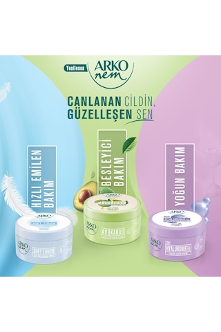 Arko Nem Hızlı Emilen Bakım Kremi Soft Touch 250+60 Ml