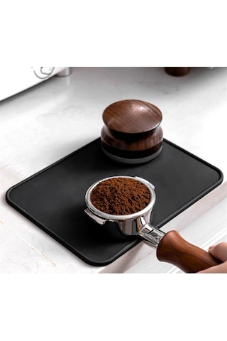 Xurunkeji Silikon Kahve Tamper Matı Espresso Tamper Dağıtıcı İstasyonu Kaymaz Tamper Pedi Bar Ev Barista Aksesuarları, B Gösterildiği Gibi