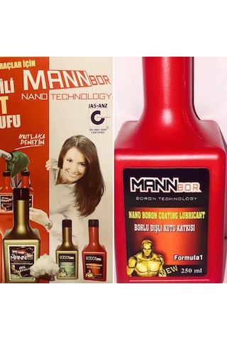 Mannbor Nano Şanzıman Dişli Katkısı 250 ML