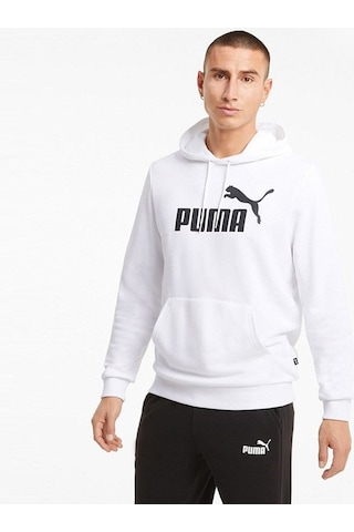 Puma Ess Big Logo Hoodie Tr Erkek Günlük Sweatshirts 58668802 Bey Çok Renkli