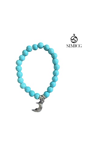 Ay Güzelliği Ve Turkuaz Dua Bileziği Yeşil