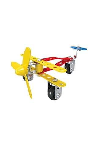 3 In 1 Metal Yapı İnşaat Seti - 148 Parça Eğitici Sök Tak Uçak Ve Helikopter Maket Oyuncak