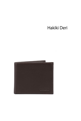 Gönderir Gönderi R Erkek Kahverengi Hakiki Deri Yatay Cüzdan Ddmx77706952