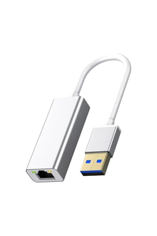 Coverzone Gigabit Usb To Ethernet Rj45 Çevirici Kablolu İnternet Dönüştürücü 1000mbps Pc İle Uyumlu Laptop İle Uyumlu Alüminyum Kasa Tak Çalıştır Usb-a To Lan Adaptörü Rj45 Zr202 - Usb Sku: Smg8690
