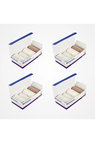 Betaven Dörtlü Çok Katlı Kompresyon Bandaj Sistemi - 4 Paket