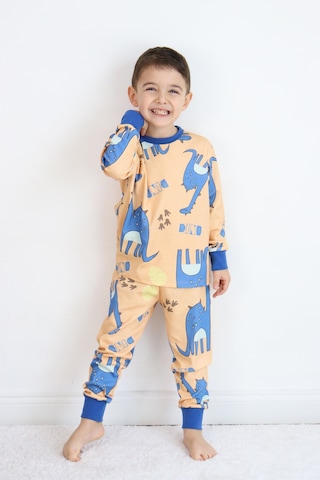 Erkek Pijama Takımı Hardal