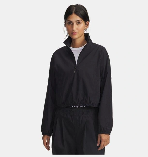 Under Armour Ua Unstoppable Wvn Pullover Kadın Sweatshirt-30869 Siyah