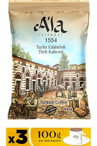 Beta A'la Türk Kahvesi 3 x 100 G