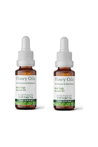 Flowy Oils Nioli Yağı Saf Sertifikalı %100 Doğal Bitkisel  2 x 10 ML