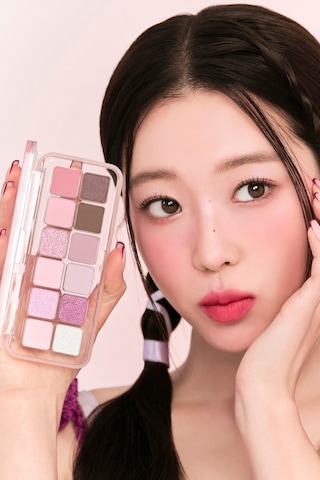 Hafif Dokulu Yoğun Renklere Sahip Göz Farı Paleti Clio Pro Eye Palette Air 10 Season Plum 10