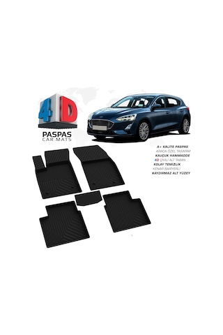 Focus 4 Hb Araca Özel 4D Havuzlu Paspas Omsa 2018 2019 2020 2021