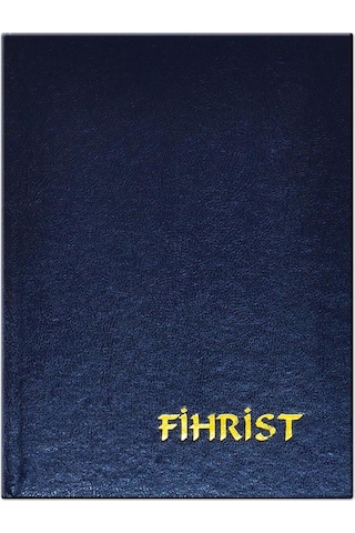 Fihrist 20X28 Cm 40'Lı