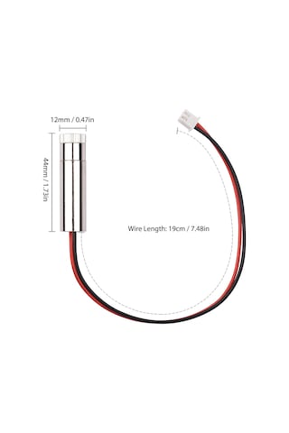 Qianfan 650nm 250mw Kırmızı Lazer Hattı Bulucu Lazer Kafası Cnc