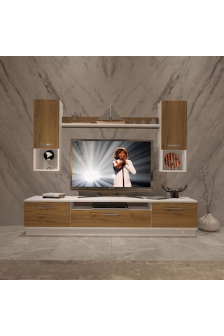 Decoraktiv Trendstyle 5da Mdf Tv Ünitesi Tv Sehpası Beyaz - Pera