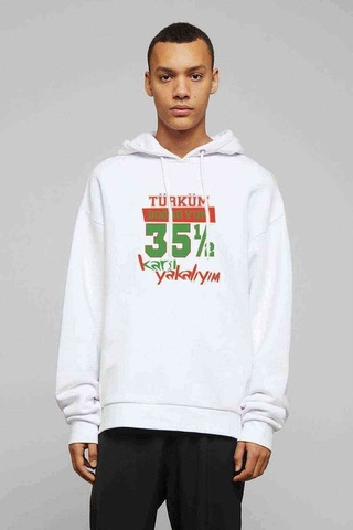 Türküm Doğruyum Karşıyakalıyım Izmir 35,5 Baskılı Erkek Sweat