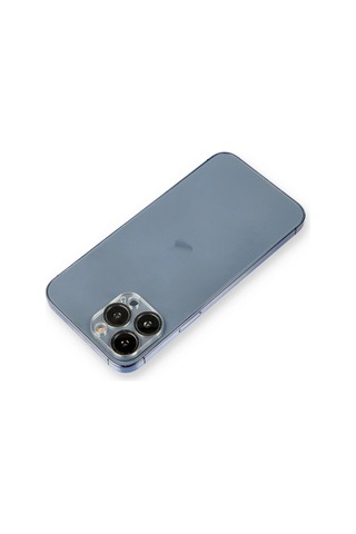 Mey İthalat Apple, Uyumlu iPhone 12 Pro Shine Kamera Lens Koruma Cam - Siyah