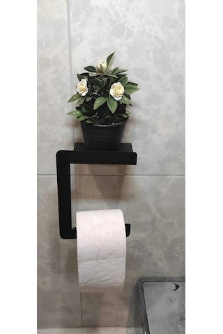 Hvngroup Metal Raflı Geniş Tuvalet Kağıdı Askısı