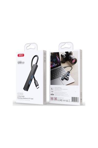 Usb-c Type-c Çıkışlı 3 Port Usb-a Ve Sd/tf Kart Okuyucu Çoklayıcı Hub Dönüştürücü