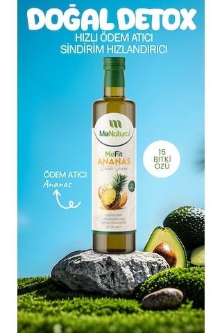 Menatural Mefit Ananaslı Detoks Sirkesi - 250 ML