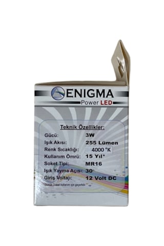 Luna Led Spot Mr16 3w 4000k 30 Lensli 255lm