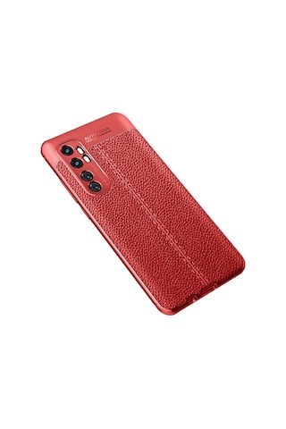 Cosmotex Newface Xiaomi Mi Note 10 Lite Kılıf Auto Focus Kapak - Kırmızı