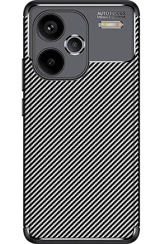 Nourthkiingdom Redmi Note 13 Pro Plus 5g Kılıf Nrtk Negro Silikon Kapak - Siyah Siyah