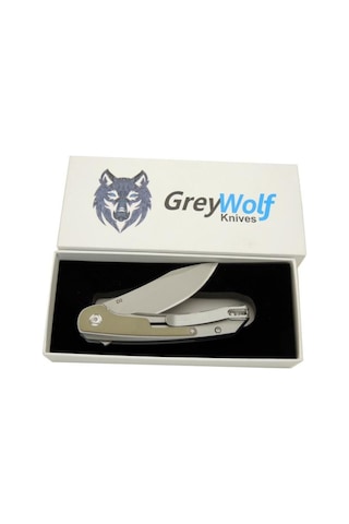 Grey Wolf Padawan D2 Çelik G10 Kamp Çakı Krem