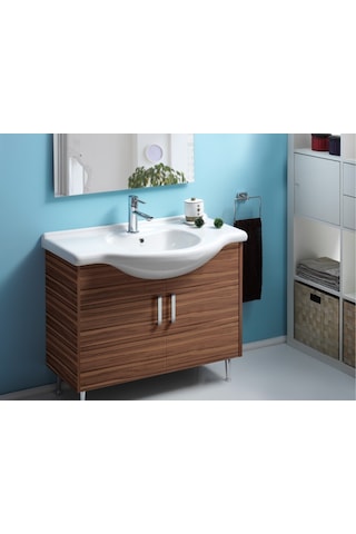 Cerastyle Turkuaz Nil Etajerli Lavabo 75 CM