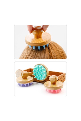 Singree Saç Bakımı Silikon Şampuan Fırçası - Yeşil Renk, Model 1776, Dergi Ve Temizleme İşlevi İşlem Görmemiş