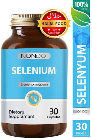 Nondo Selenium / Selenyum 30 Kapsül (l Selenometionin )