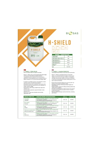 Biosas H-shield 5 Lt Organik Sıvı Gübre 5 L