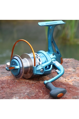 İplik Makaraları Alüminyum Makara 5.5:1 Yüksek Hızlı Pürüzsüz Sürükleme Gücü 6.4kg Açık Havada Balıkçılık Araçları Af3000