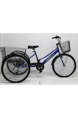 Dorello Kargo Bisikleti 3 Tekerli Bisiklet Mavi