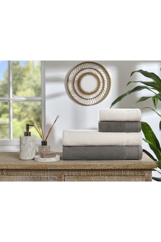 Özdilek Point Havlu Seti 480030 Antrasit